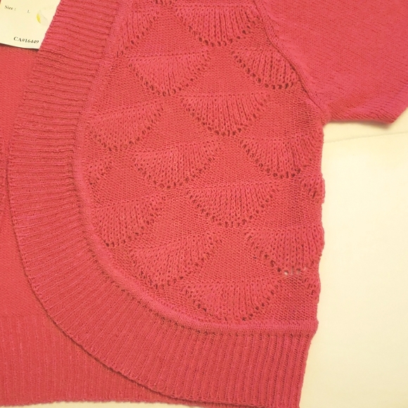 La Madona Barbie Pink Shrug Bolero L NWT - Picture 4 of 9